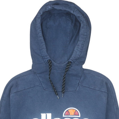 Mens UK Size S ellesse Blue Pullover Hoodie