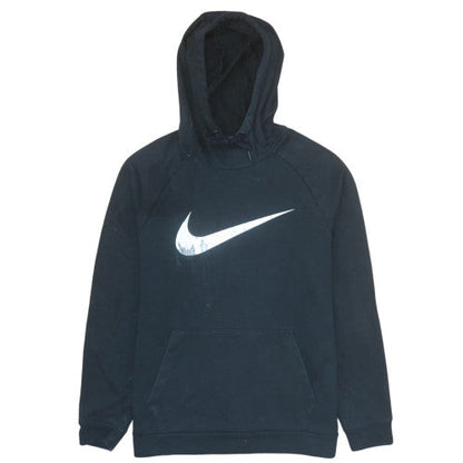 Mens UK Size M Nike Black Pullover Hoodie