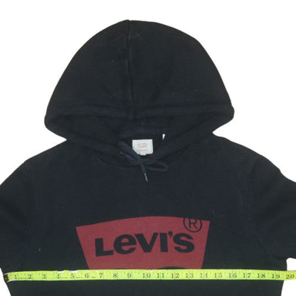Mens UK Size S Levi's Black Pullover Hoodie
