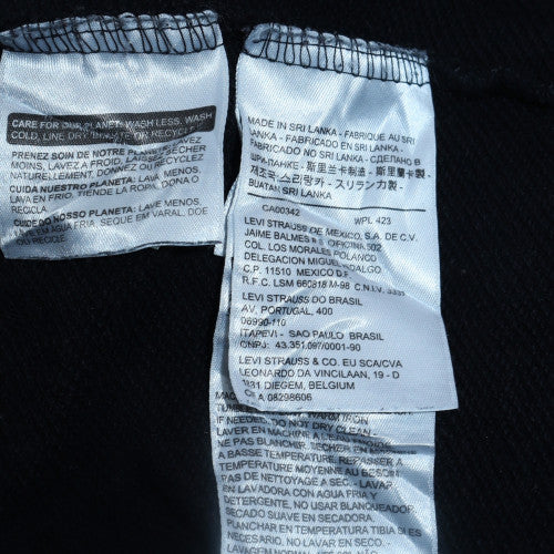 Mens UK Size S Levi's Black Pullover Hoodie