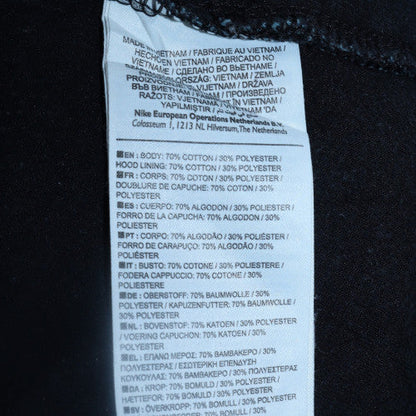 Mens UK Size M Nike Blue Full Zip Hoodie