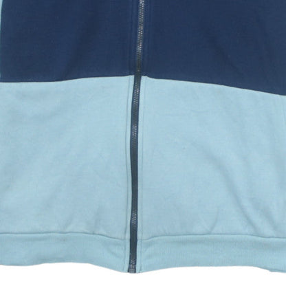 Womens UK Size M adidas Blue Full Zip Hoodie