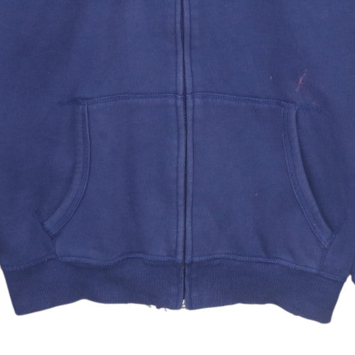 Mens UK Size XL U.S. Polo Assn. Blue Full Zip Hoodie