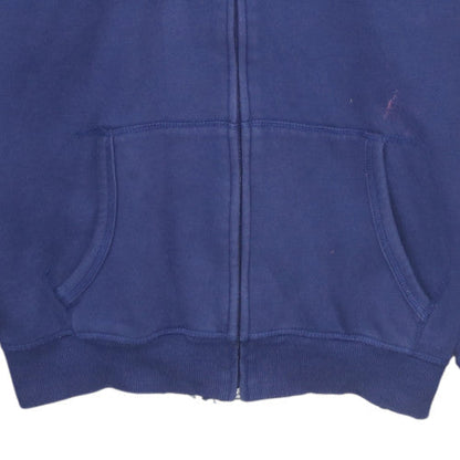 Mens UK Size XL U.S. Polo Assn. Blue Full Zip Hoodie