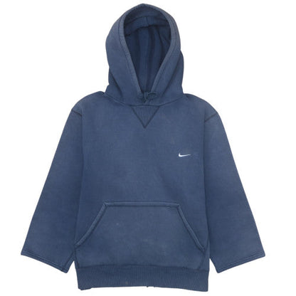 Mens UK Size M Nike Blue Pullover Hoodie