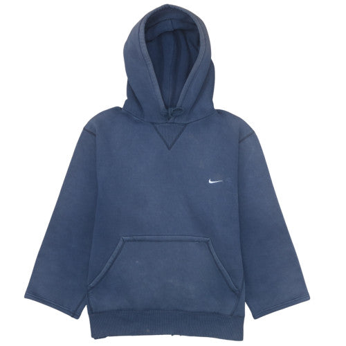 Mens UK Size M Nike Blue Pullover Hoodie