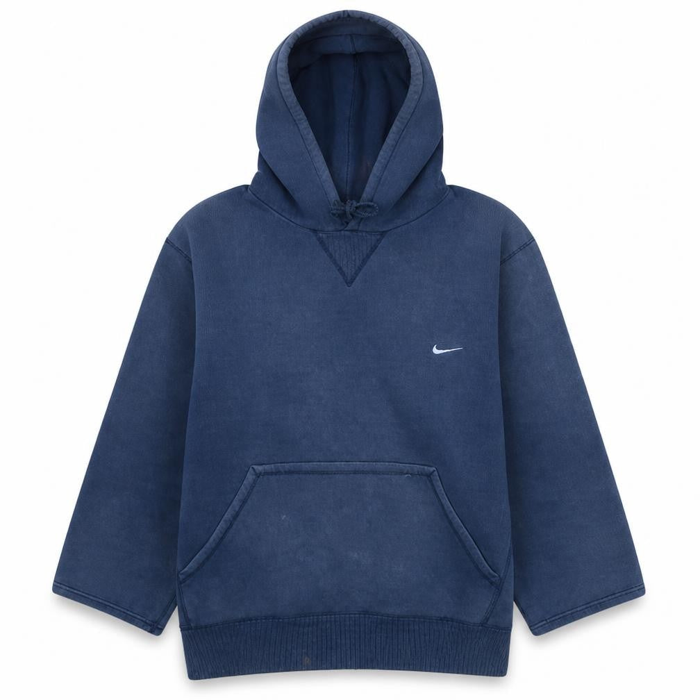 Mens UK Size M Nike Blue Pullover Hoodie