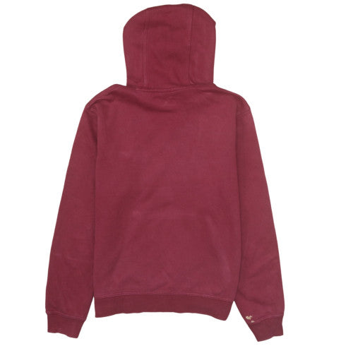 Mens UK Size M Nike Red Pullover Hoodie