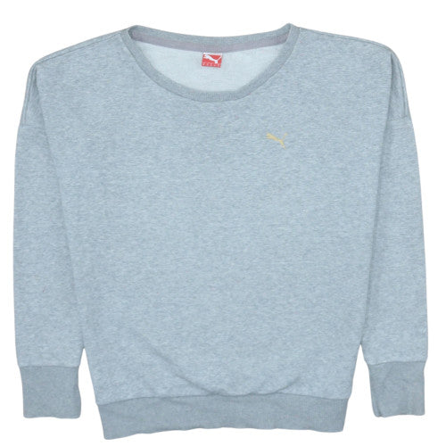 Womens UK Size 12 PUMA Grey Pullover Sweatshirt