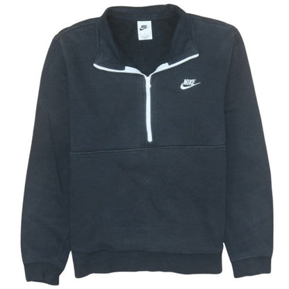 Womens UK Size M Nike Black Pullover Sweatshirt