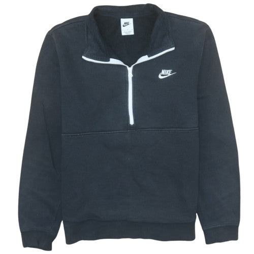 Womens UK Size M Nike Black Pullover Sweatshirt