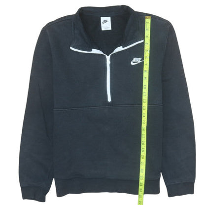 Womens UK Size M Nike Black Pullover Sweatshirt
