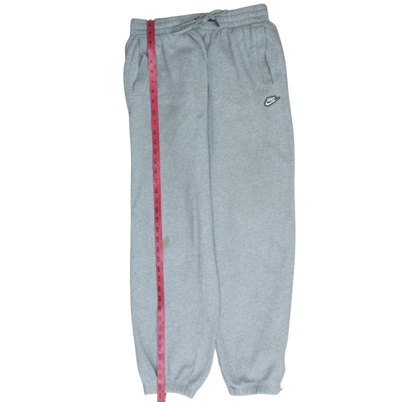 Mens UK Size S Nike Regular Fit Sweatpants Grey Trousers