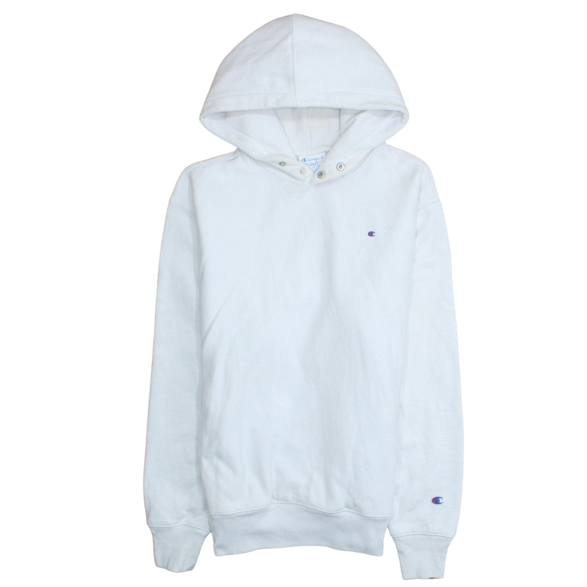 Womens UK Size L Champion White Pullover Hoodie