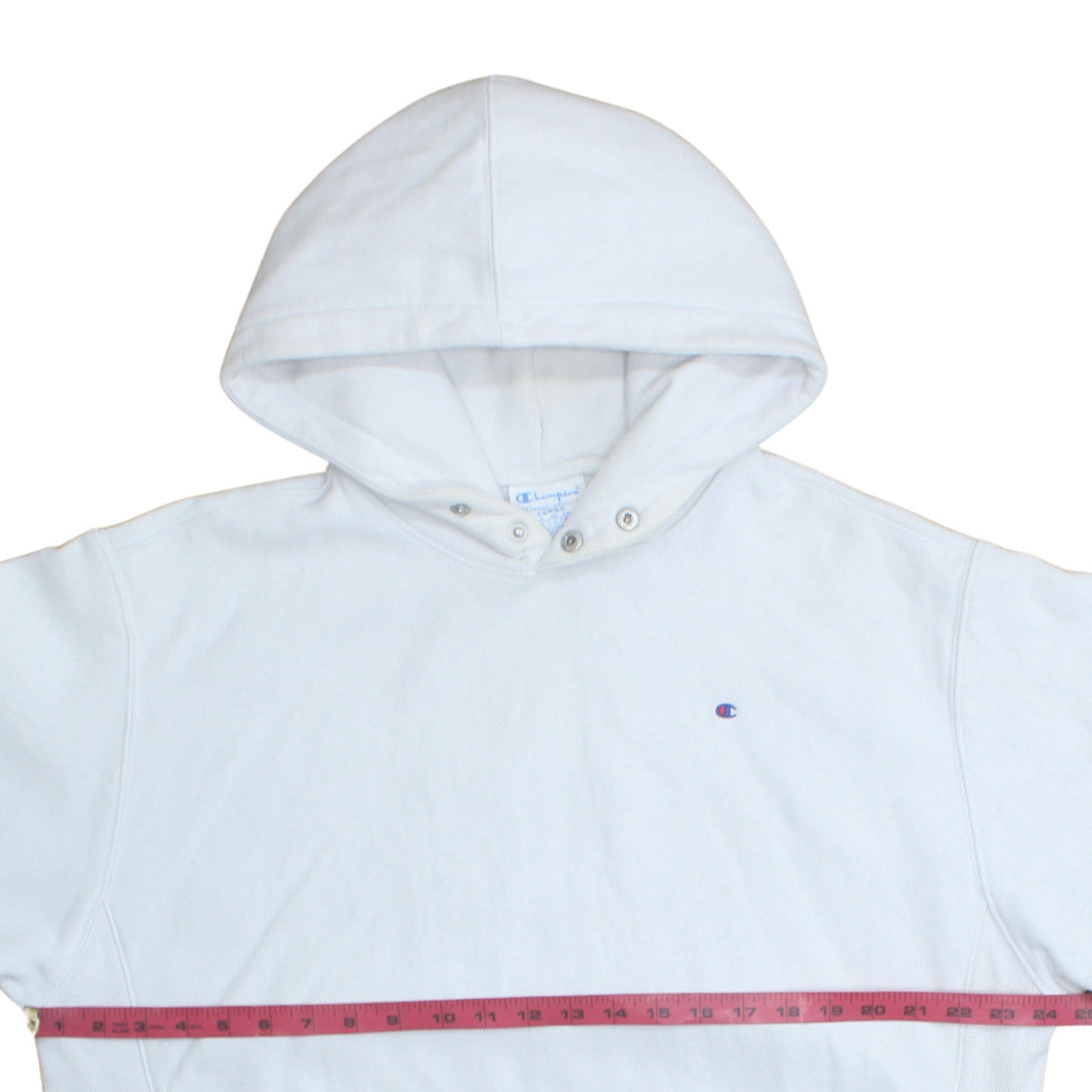 Womens UK Size L Champion White Pullover Hoodie