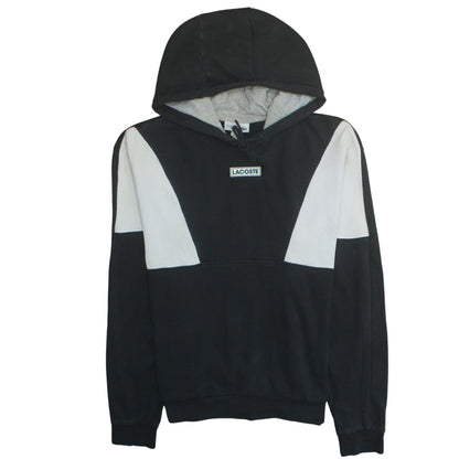 Mens UK Size L Lacoste Black Pullover Hoodie