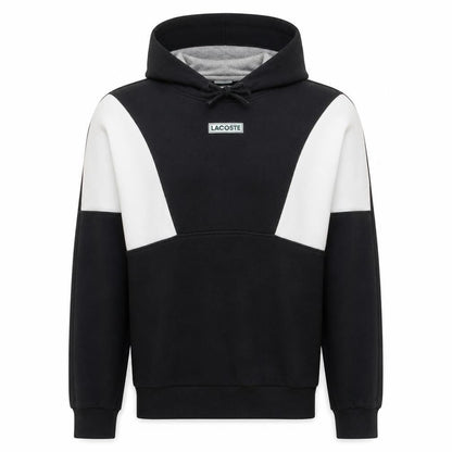 Mens UK Size L Lacoste Black Pullover Hoodie