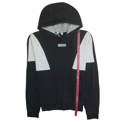 Mens UK Size L Lacoste Black Pullover Hoodie
