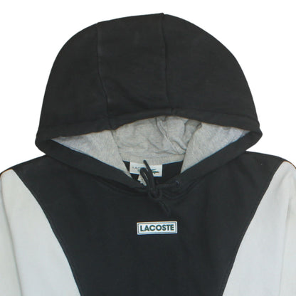 Mens UK Size L Lacoste Black Pullover Hoodie