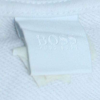 Womens UK Size XL HUGO BOSS White Pullover Sweatshirt