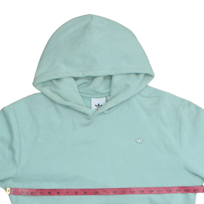 Womens UK Size S adidas Green Pullover Hoodie