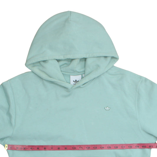 Womens UK Size S adidas Green Pullover Hoodie