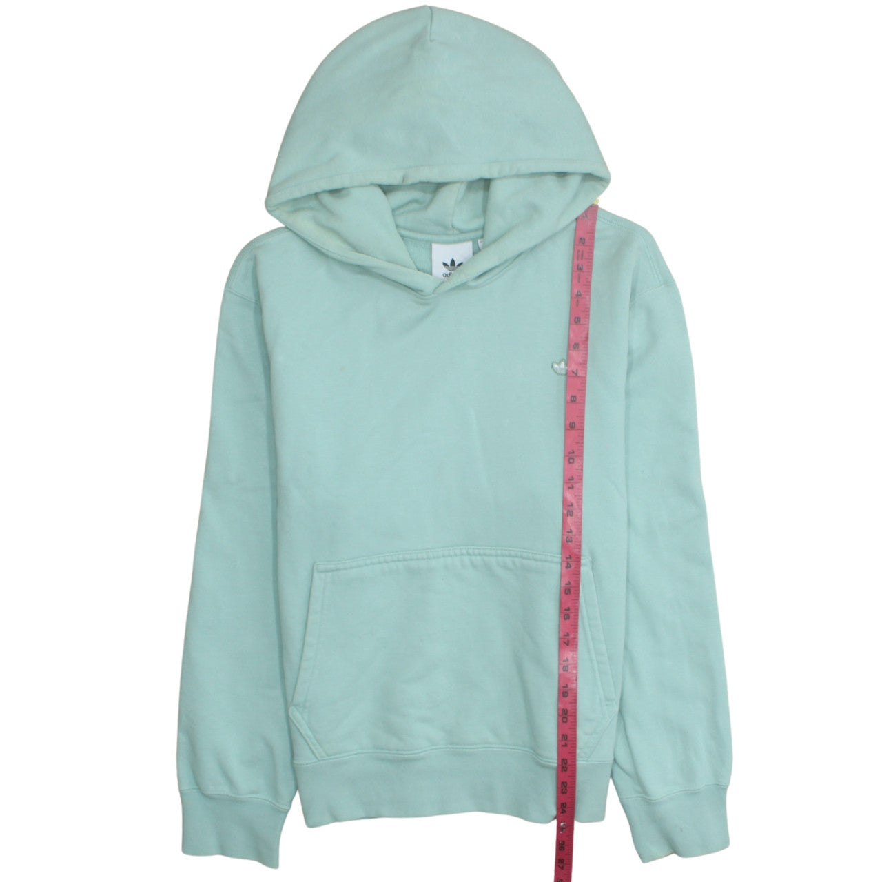 Womens UK Size S adidas Green Pullover Hoodie