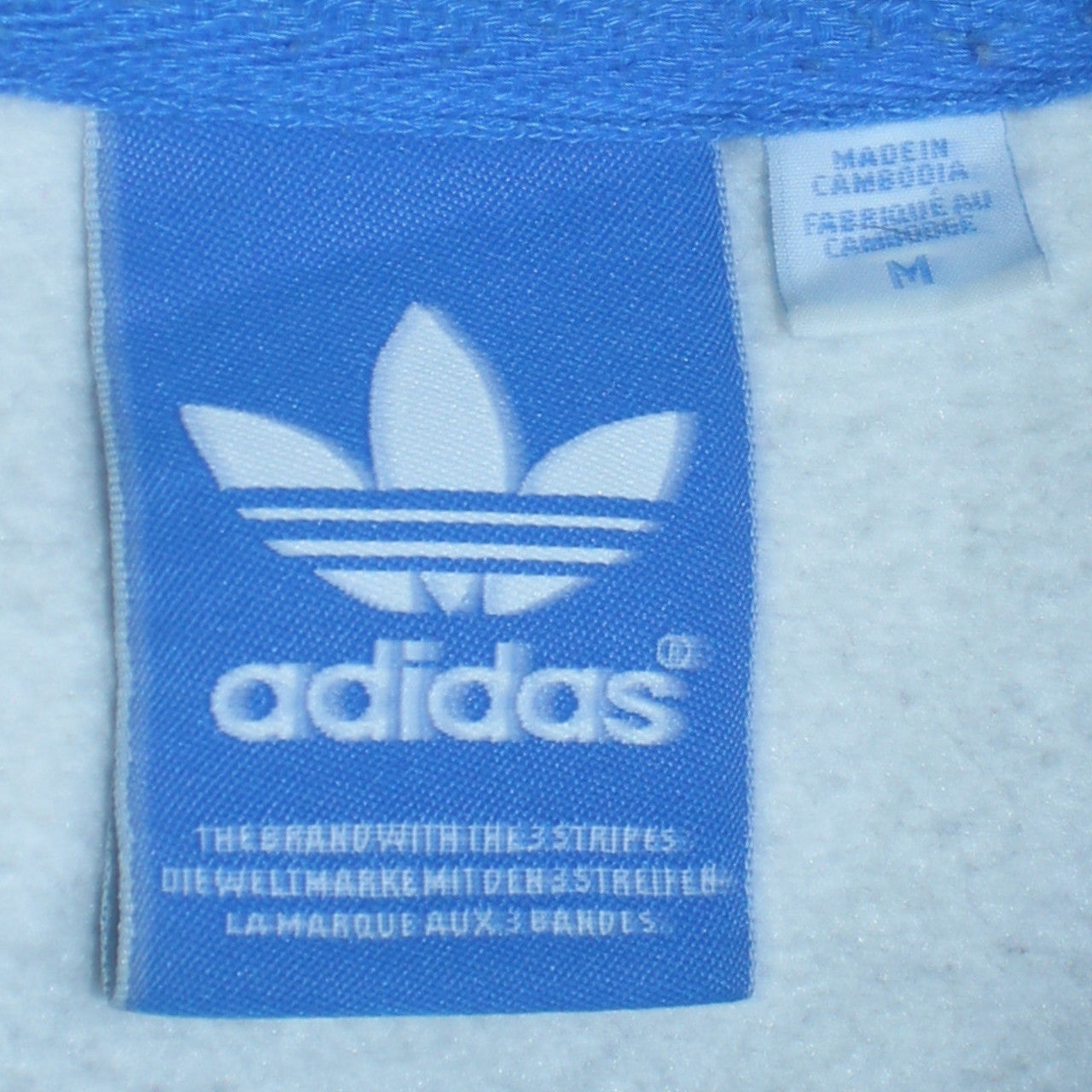 Mens UK Size M adidas Grey Pullover Hoodie
