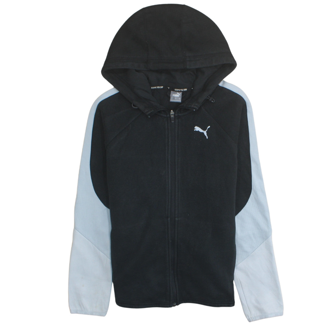 Mens UK Size S PUMA Black Full Zip Hoodie