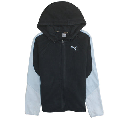 Mens UK Size S PUMA Black Full Zip Hoodie