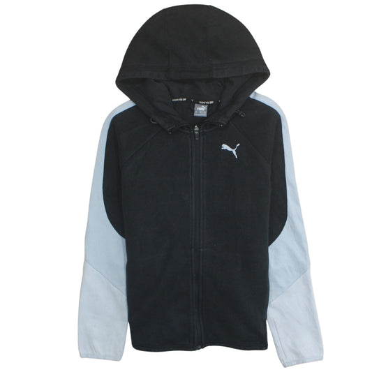 Mens UK Size S PUMA Black Full Zip Hoodie