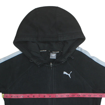 Mens UK Size S PUMA Black Full Zip Hoodie