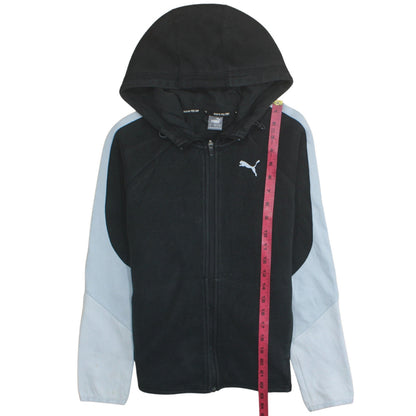 Mens UK Size S PUMA Black Full Zip Hoodie