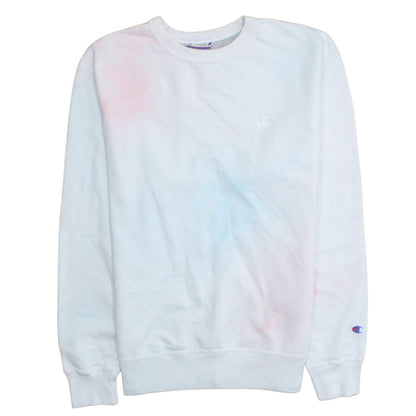 Womens UK Size M Champion White Pullover Sweatshirt