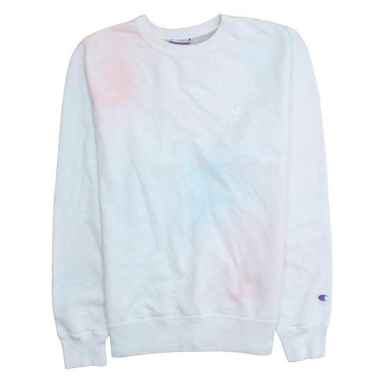 Womens UK Size M Champion White Pullover Sweatshirt