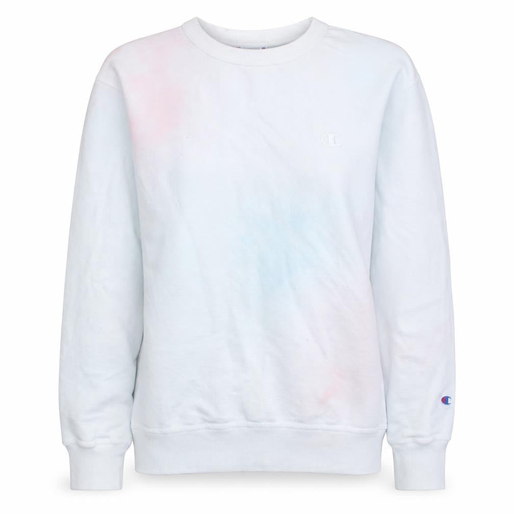 Womens UK Size M Champion White Pullover Sweatshirt