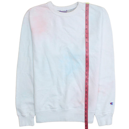 Womens UK Size M Champion White Pullover Sweatshirt