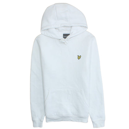 Mens UK Size M Lyle & Scott White Pullover Hoodie