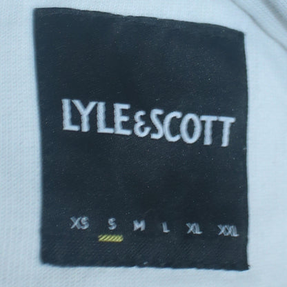 Mens UK Size M Lyle & Scott White Pullover Hoodie