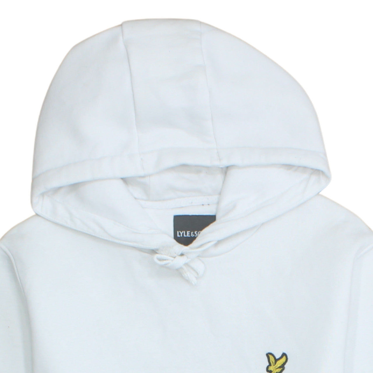 Mens UK Size M Lyle & Scott White Pullover Hoodie