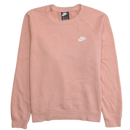 Womens UK Size XL Nike Pink Pullover Sweatshirt