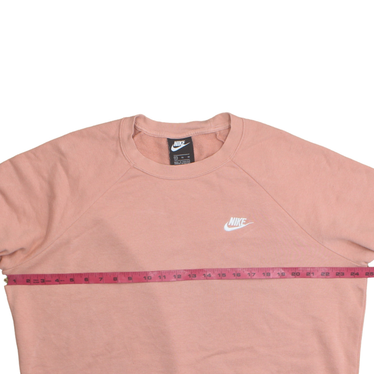 Womens UK Size XL Nike Pink Pullover Sweatshirt