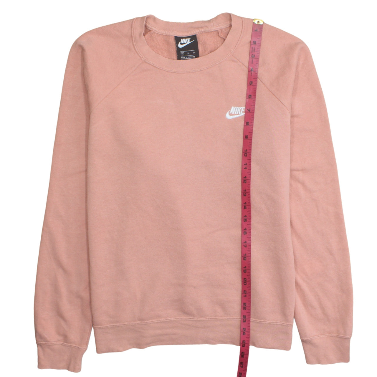 Womens UK Size XL Nike Pink Pullover Sweatshirt