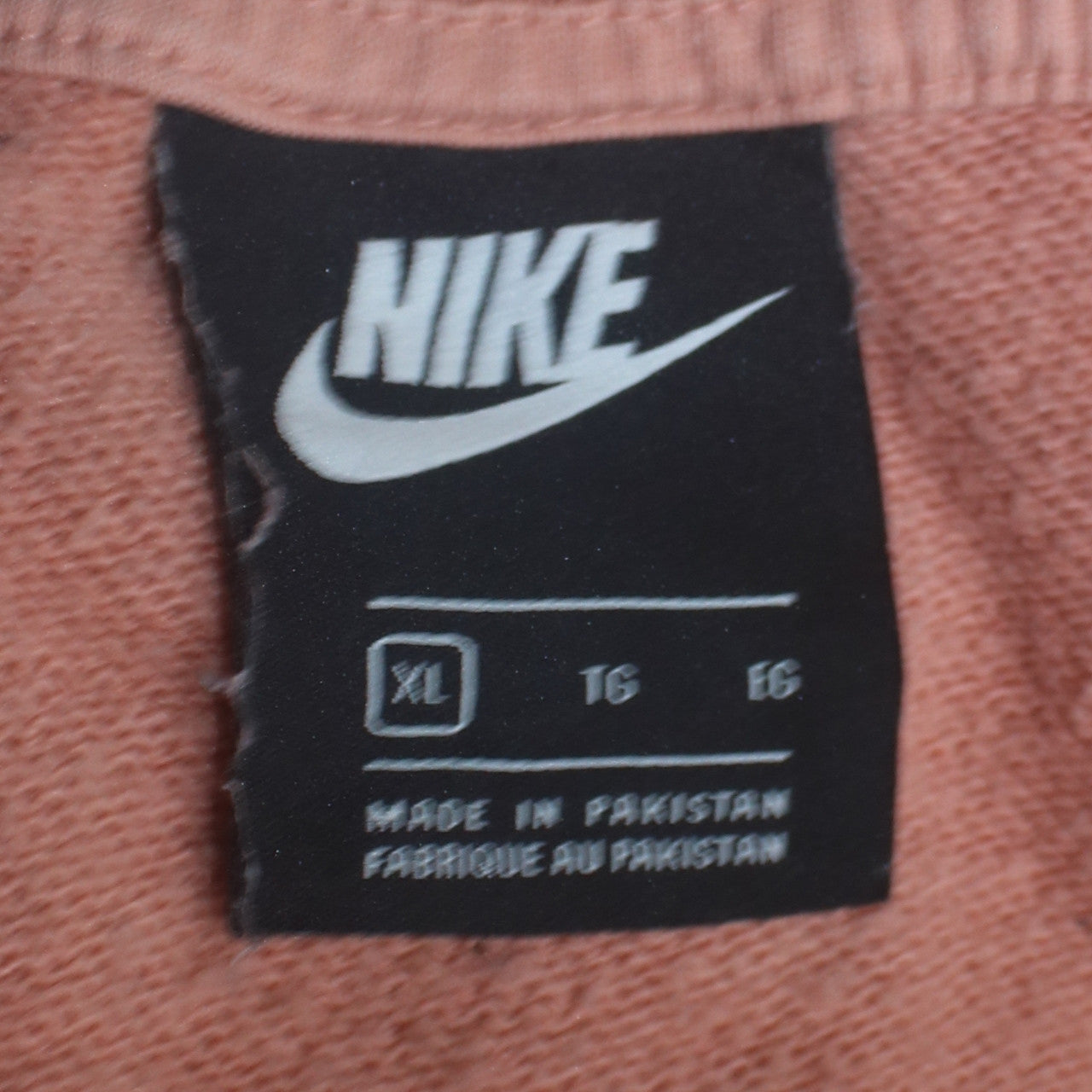 Womens UK Size XL Nike Pink Pullover Sweatshirt