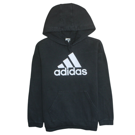 Womens UK Size M adidas Black Pullover Hoodie