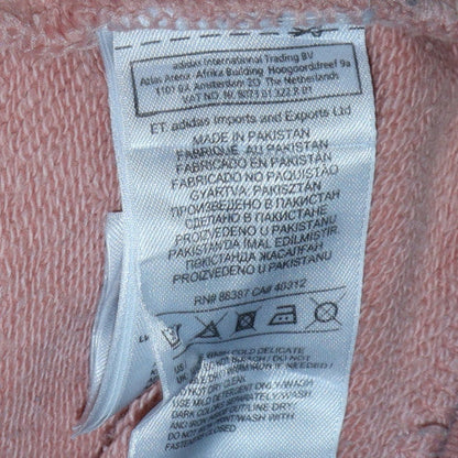 Womens UK Size XL adidas Pink Pullover Hoodie