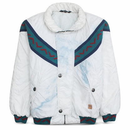 Mens UK Size S K-Way White Puffer Jacket