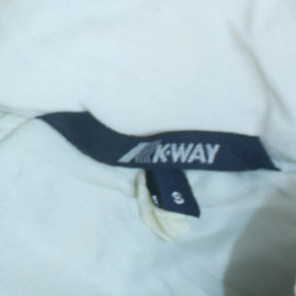 Mens UK Size S K-Way White Puffer Jacket