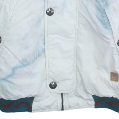 Mens UK Size S K-Way White Puffer Jacket