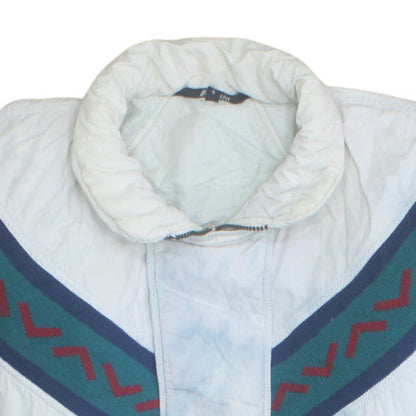 Mens UK Size S K-Way White Puffer Jacket